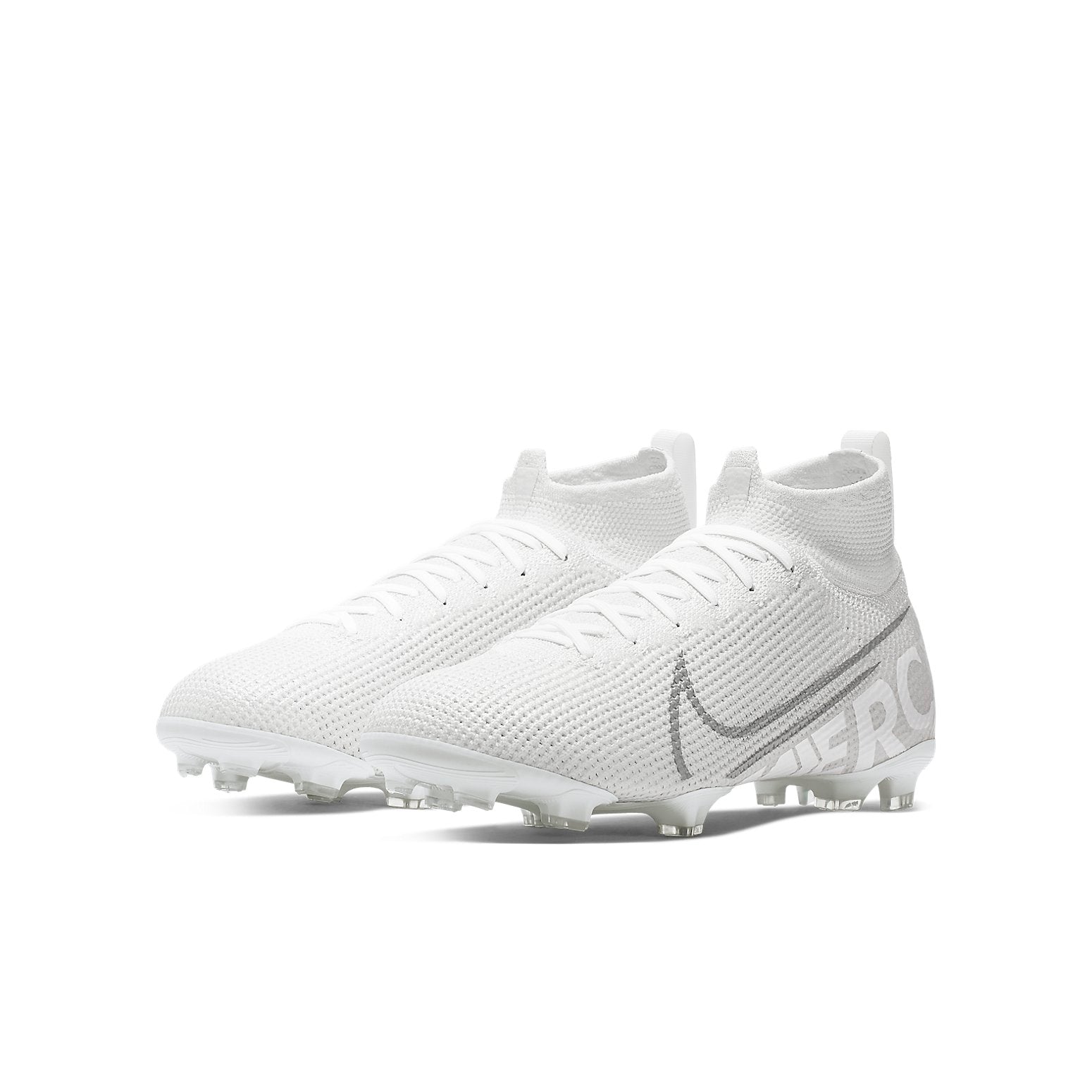 (GS) Nike Mercurial Superfly 7 Elite FG 'White Metallic Platinum' AT8034-100