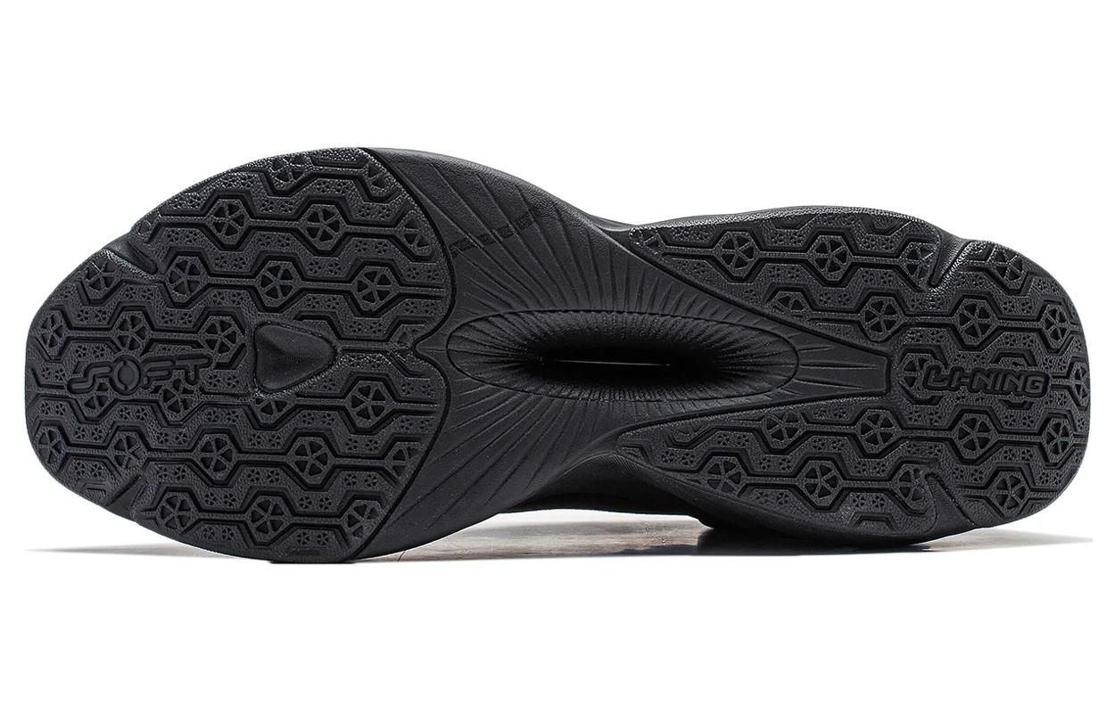(WMNS) Li-Ning Soft Comfoam Lifestyle Shoes 'Black Silver' AGLU010-1
