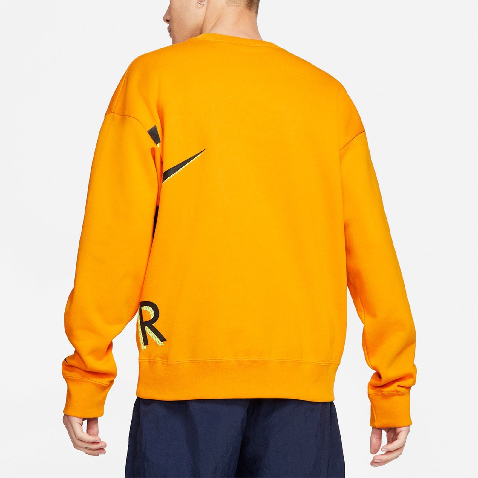 Nike Air x Kim Jones Jointly Signed Logo Printing Brushed Round Collar GS Orange DD0693-804