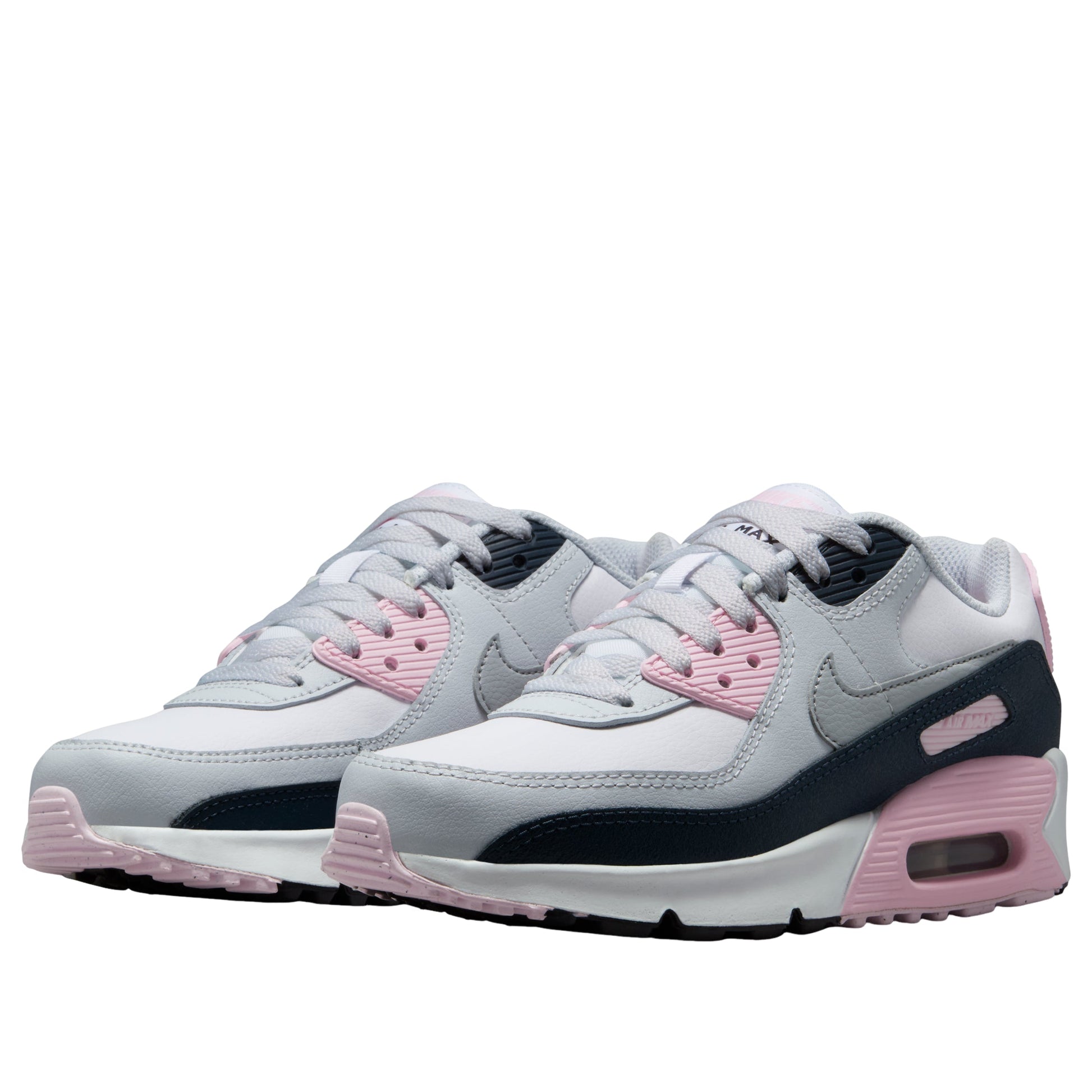 (GS) Nike Air Max 90 LTR 'White Pink Foam Grey' CD6864-134