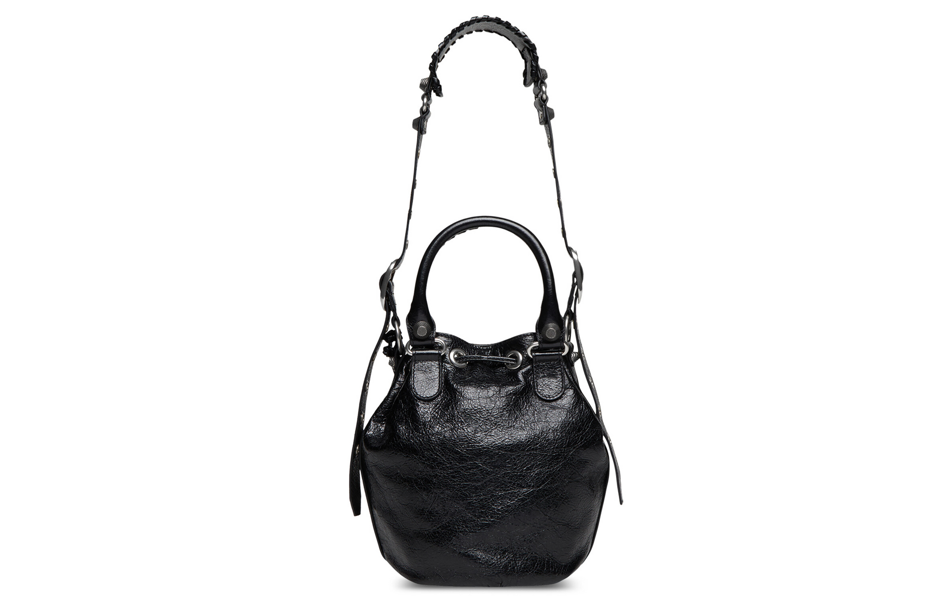 (WMNS) Balenciaga Le Cagole Small Bucket Bag 'Black' 7024321VG9Y1000