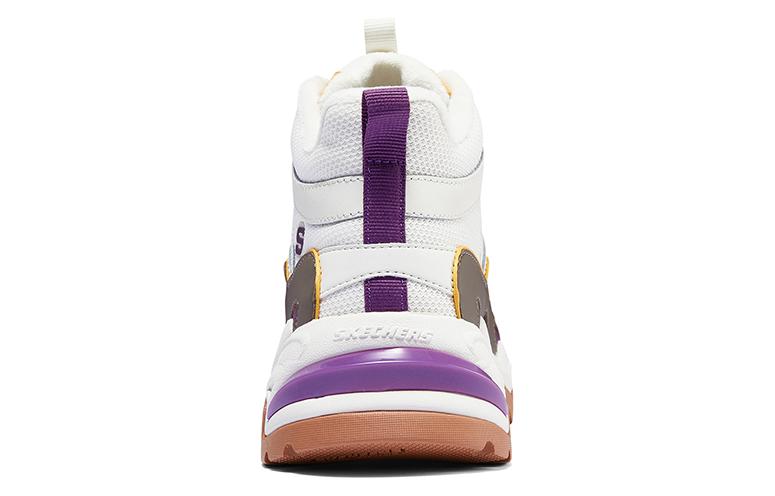(WMNS) Skechers Stamina Shoes 'White Purple' 168021-WMLT