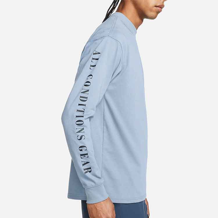 Nike ACG SS22 Flowers Alphabet Printing Casual Long Sleeves Blue DQ4959-493