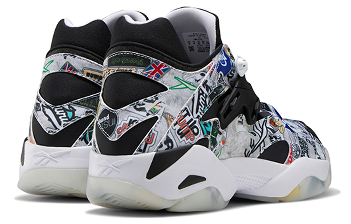 Reebok Pump Court 'Sticker City - White Black' FW7826