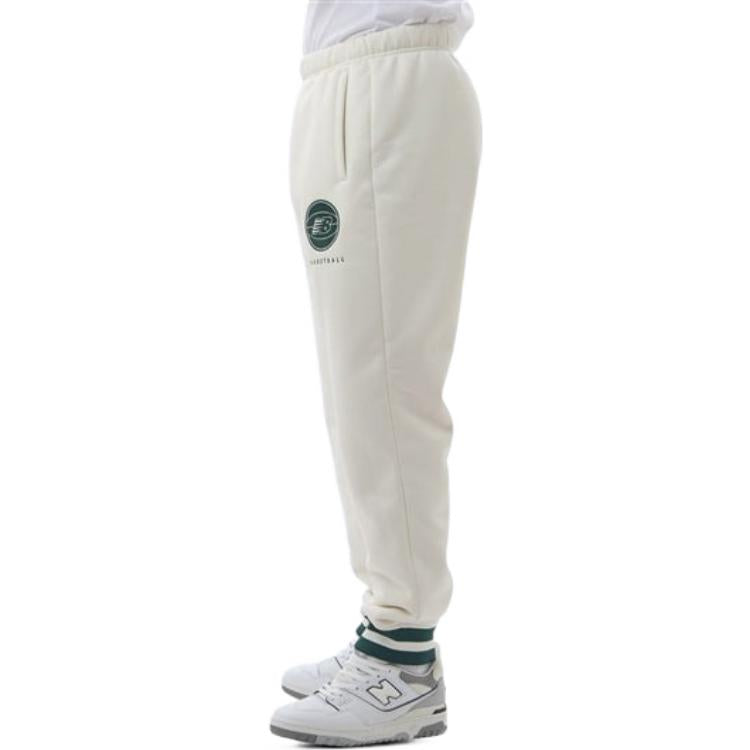 New Balance Sweat Bonding Fleece Pants Asia Sizing 'Beige' AMP25118-SST