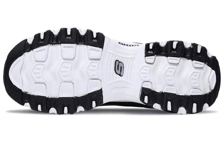 (WMNS) Skechers D'Lites GS Black/ White 11422-BKW