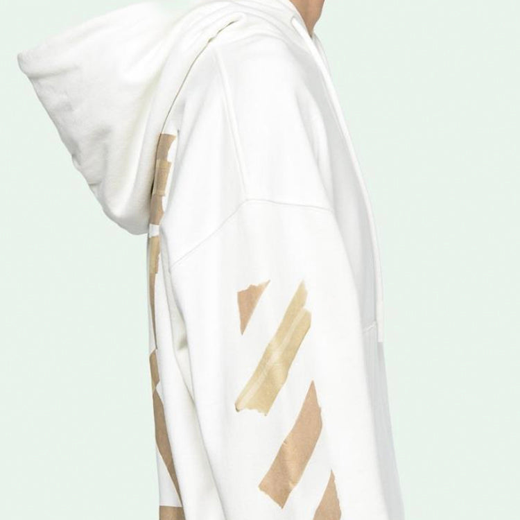 Off-White Arrows Sketch Mens Logo Loose Sweater Tape OMBB037R20E300020148