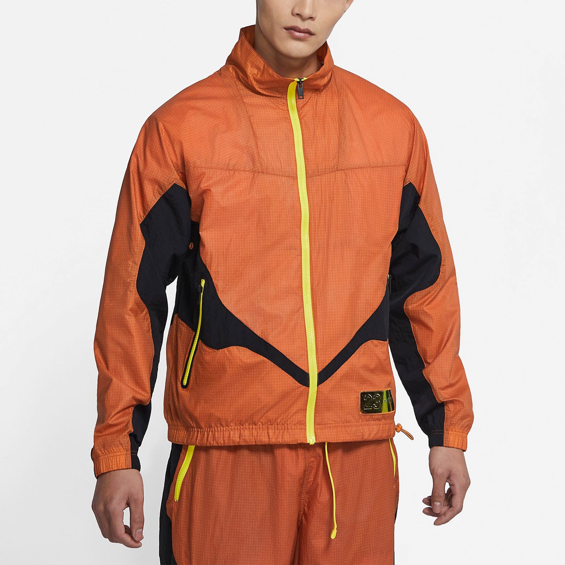 Air Jordan 23 EngineeRed Causual Sports Stand-up Collar Jacket Coat Male Orange CV2867-875