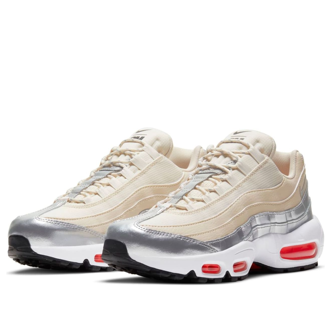(WMNS) Nike 3M x Nike Air Max 95 'Creamyellow Silver' CT1935-100