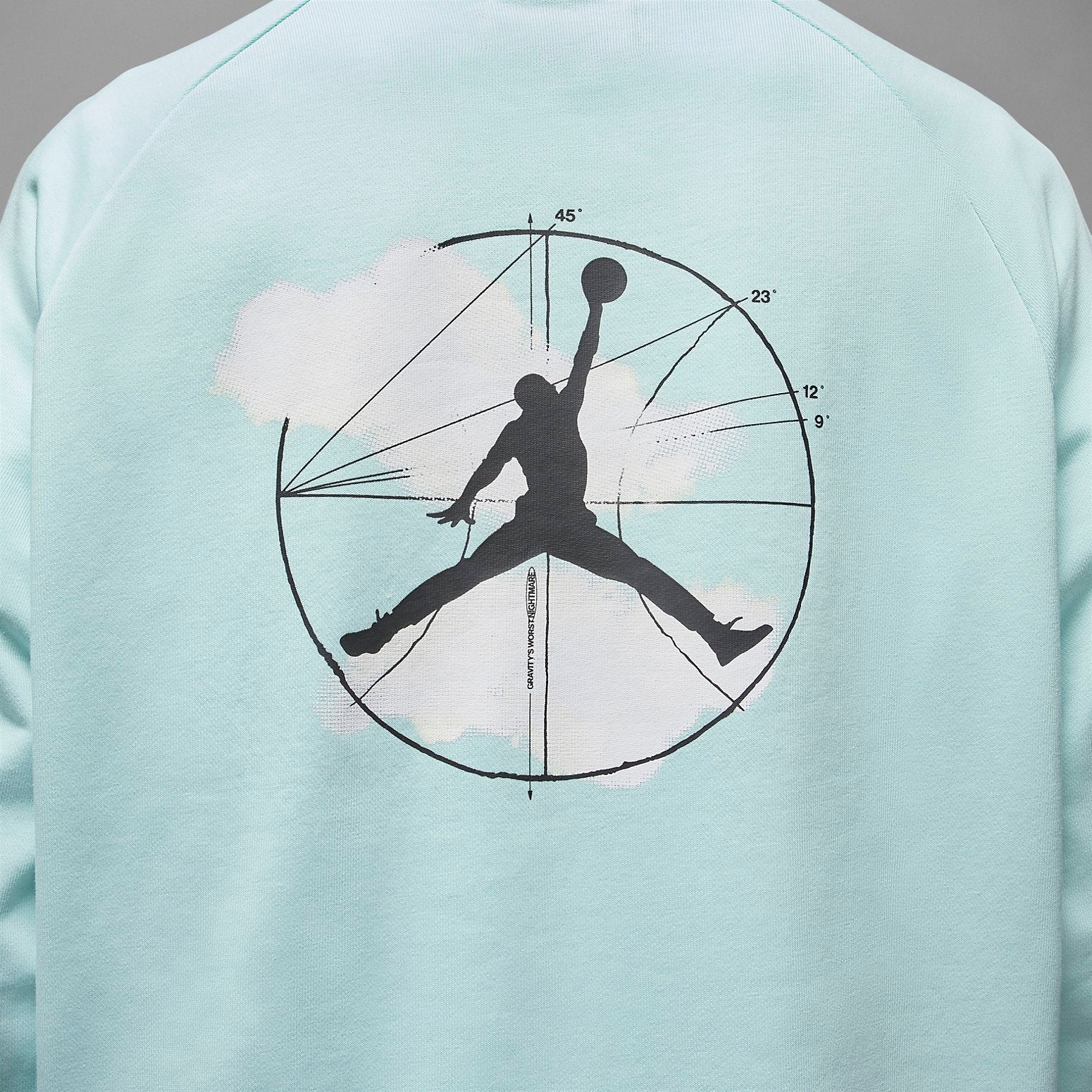 Air Jordan Dri-FIT Sport Graphic Fleece Pullover Hoodie 'Jade Ice Black' FQ6808-346