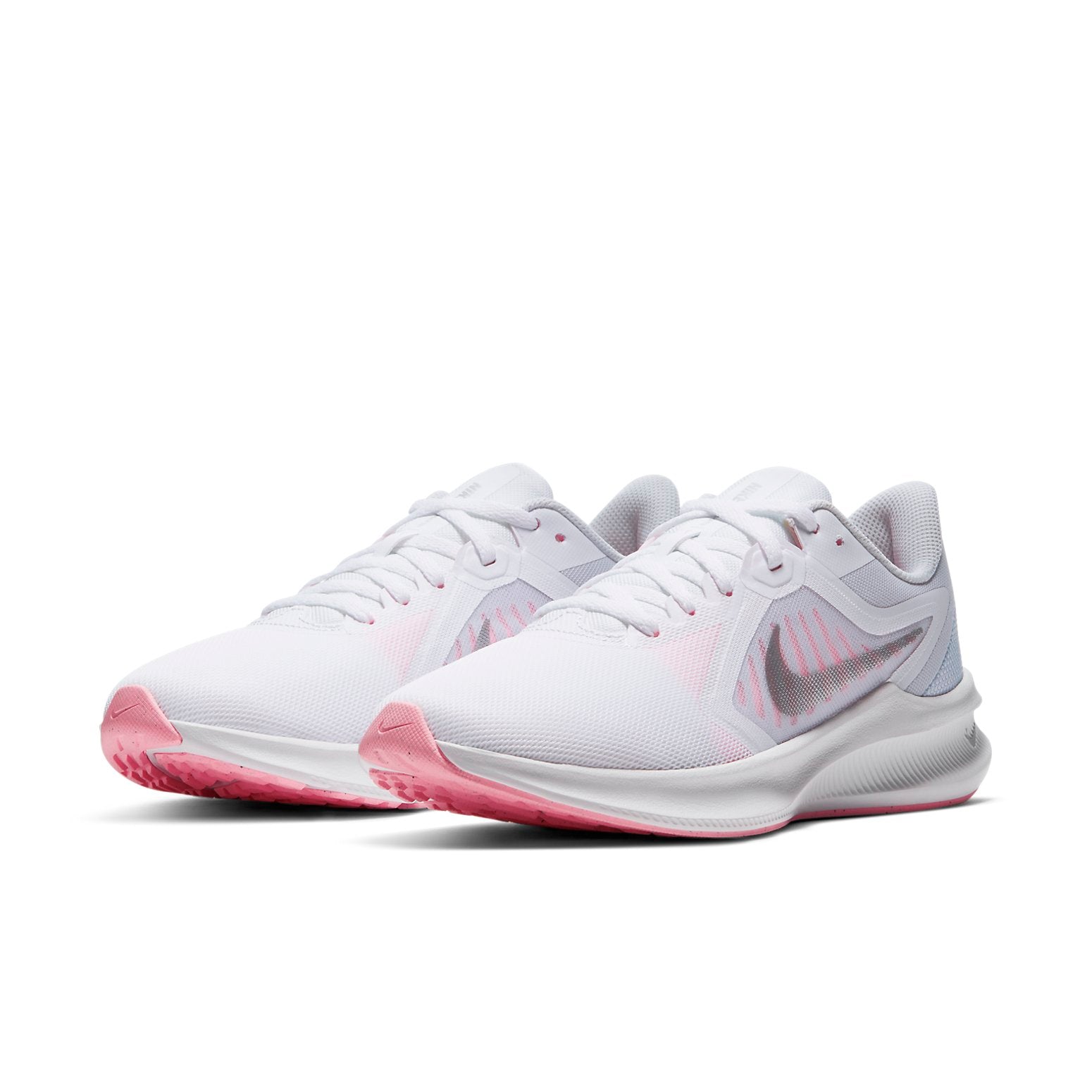 (WMNS) Nike Downshifter 10 Pink/White CI9984-007