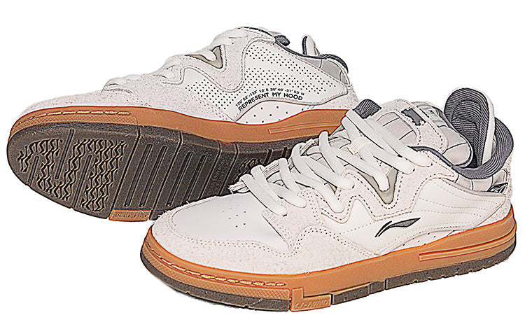 (WMNS) Li-Ning Wave Pro Shanghai Hood 'Pink Khaki' AECS078-1