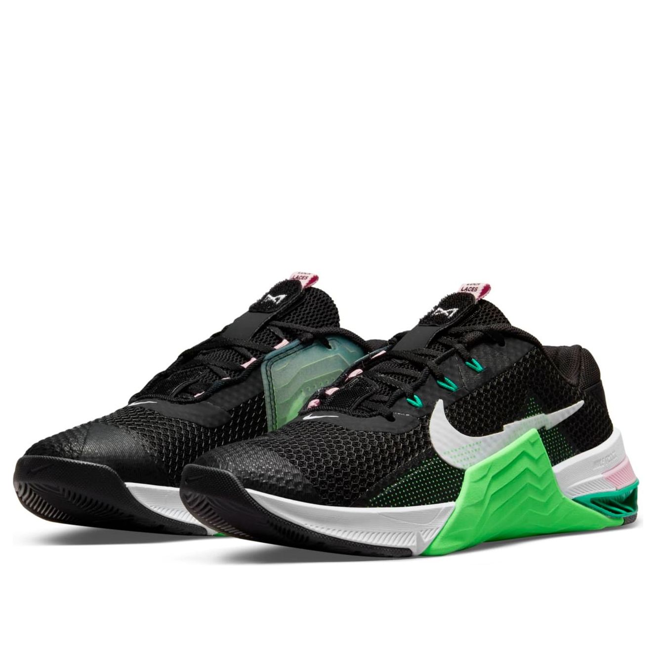 (WMNS) Nike Metcon 7 'Black Green Strike' CZ8280-036