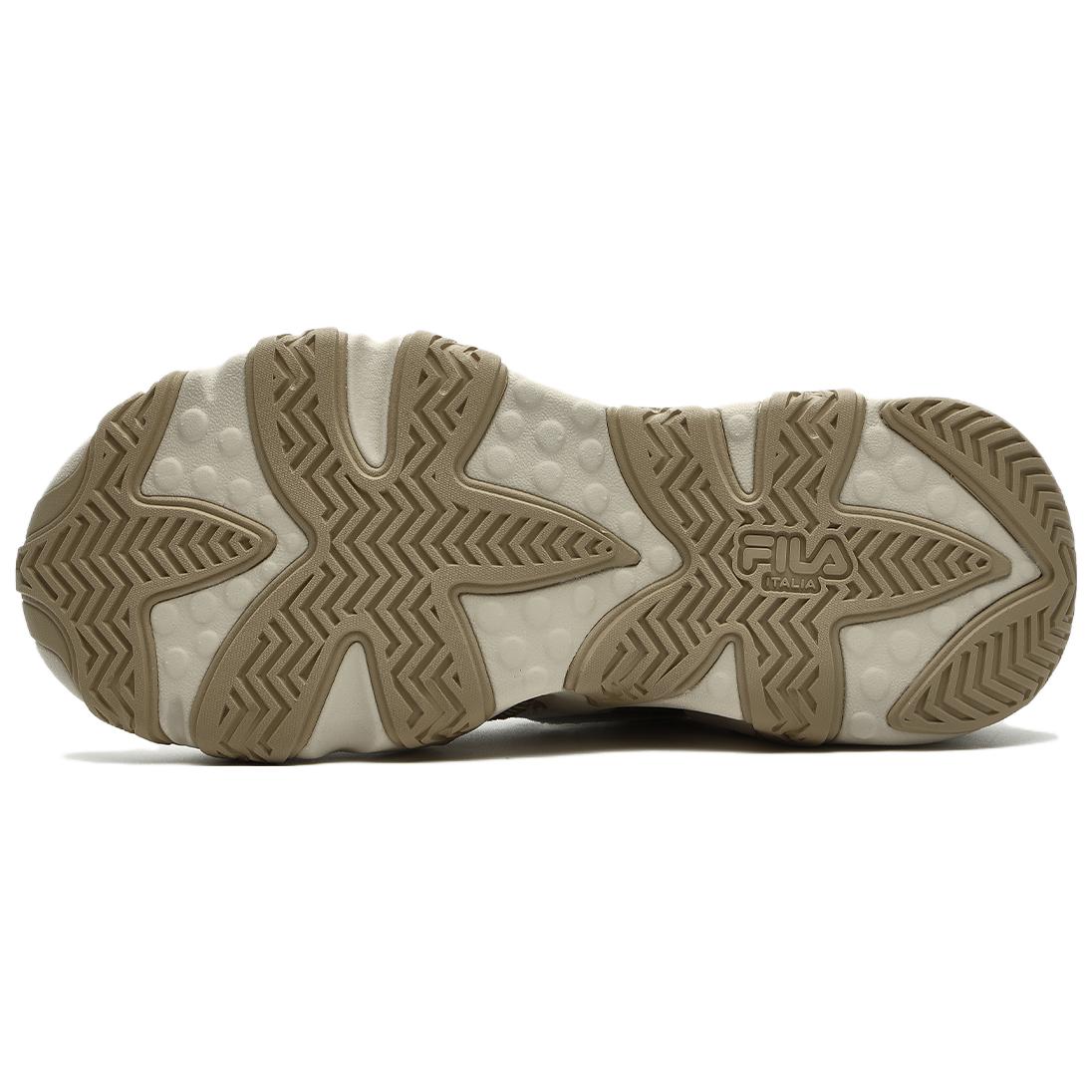 (WMNS) FILA FUSION STARFISH-CVS Sneakers 'White Olive Green' T12W341304FST