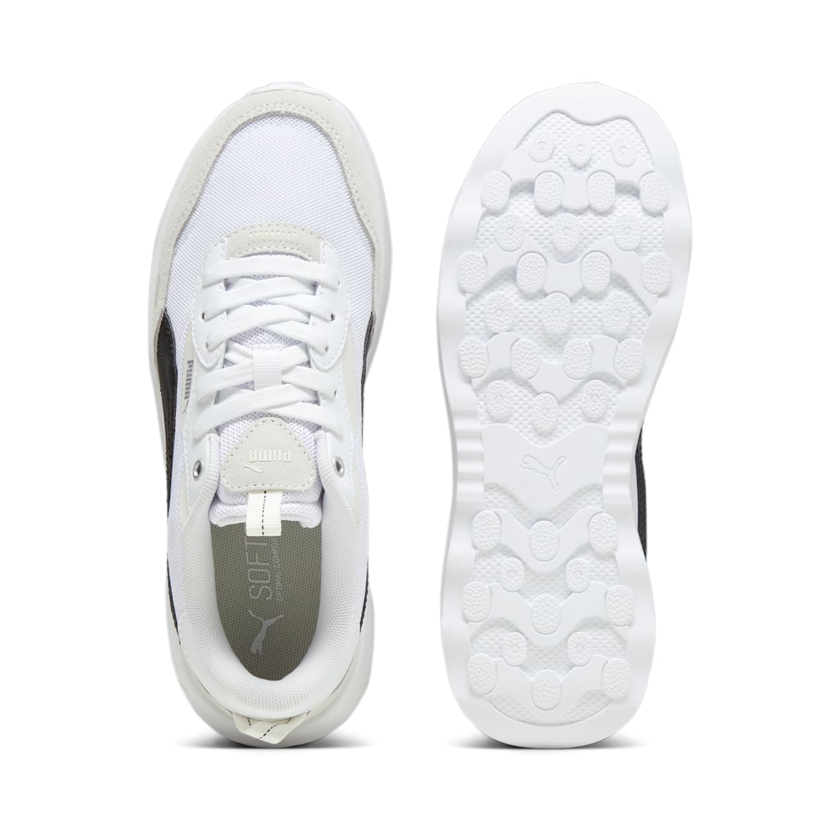 (WMNS) PUMA Runtamed Platform 'White Black' 392324-01