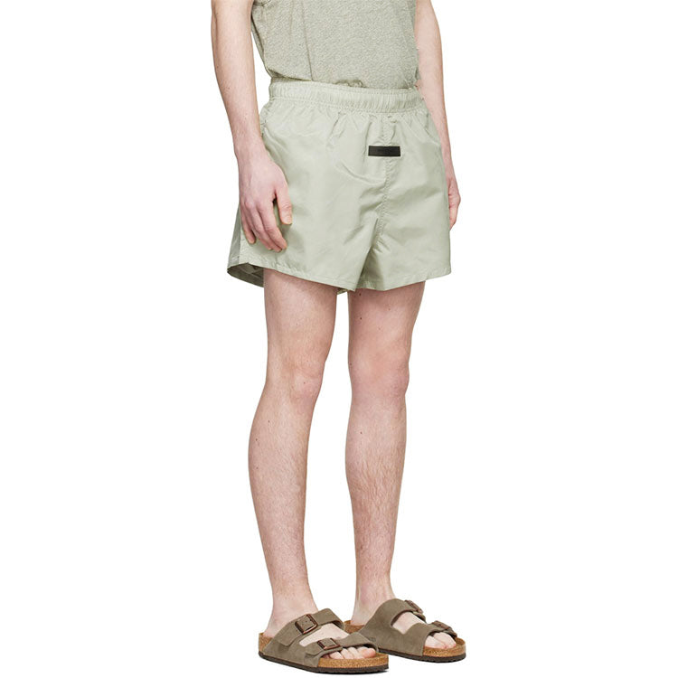 Fear of God Essentials SS22 Green Nylon Shorts Seafoam FOG-SS22-751