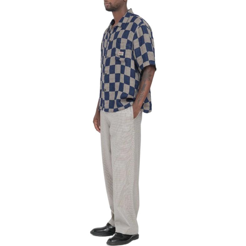 Stussy x OUR LEGACY Work Shop Box Shirt Shortsleeve 'Grey Blue' WS2222BBG