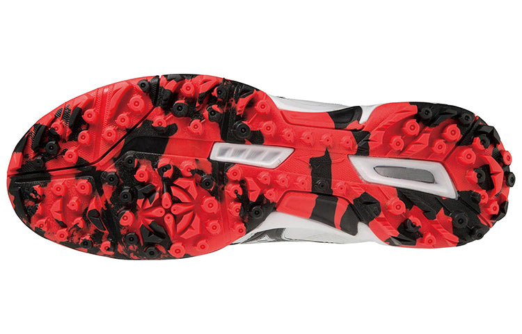 Mizuno Wave Gaia 3 Low Tops Wear-resistant Shoe White Black Red X1GD185063
