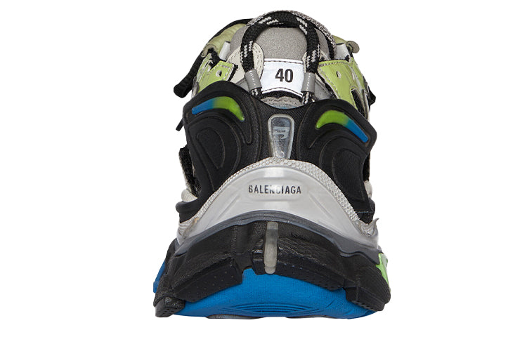 (WMNS) Balenciaga Runner Sneakers 'Grey Black Green' 677402W3RB55179