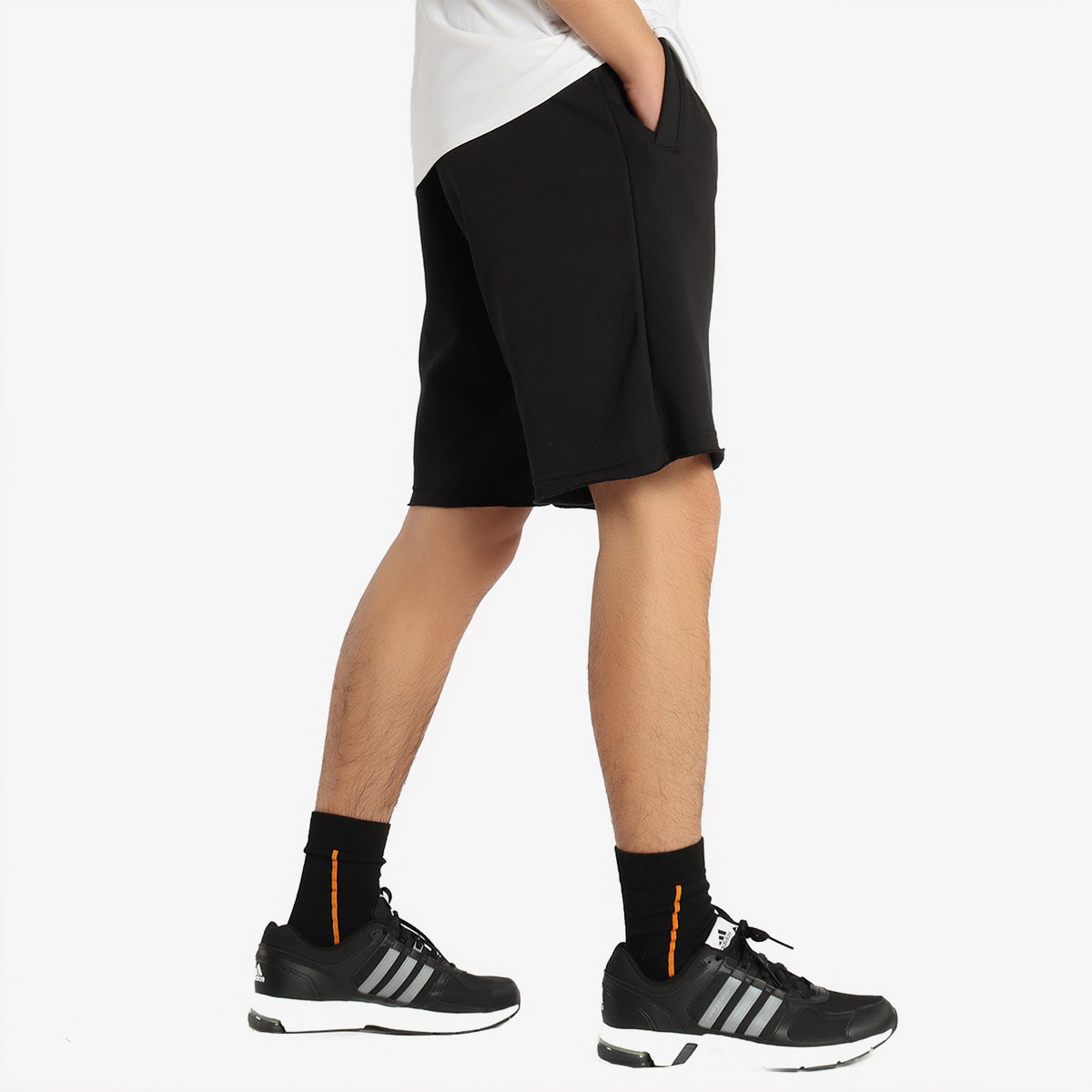 Men's adidas Sports Running Knit Black Shorts BK7461