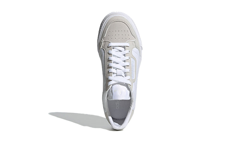 (GS) adidas Continental Vulc J 'White Grey' EF9449