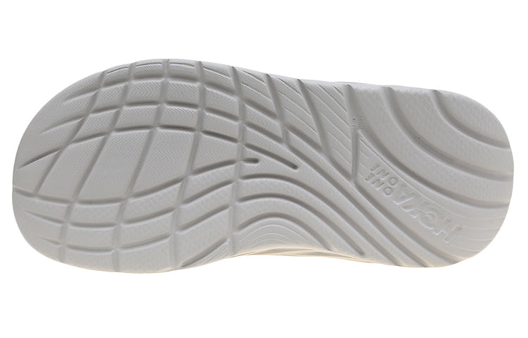 HOKA ONE ONE Recovery Slide2 'Lunar Rock Radiant Yellow' 1099673-LRRY