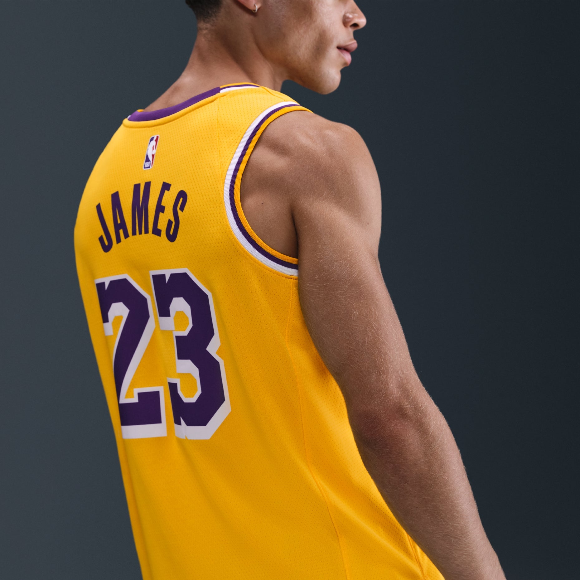Nike x NBA Los Angeles Lakers Icon Edition 22-23 Jerseys 'LeBron James' DN2009-733