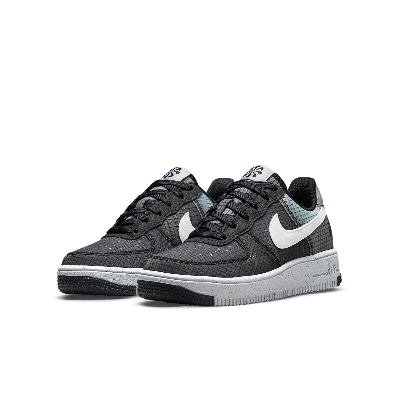 (GS) Nike Air Force 1 Crater 'Move To Zero - Black White' DC9326-001