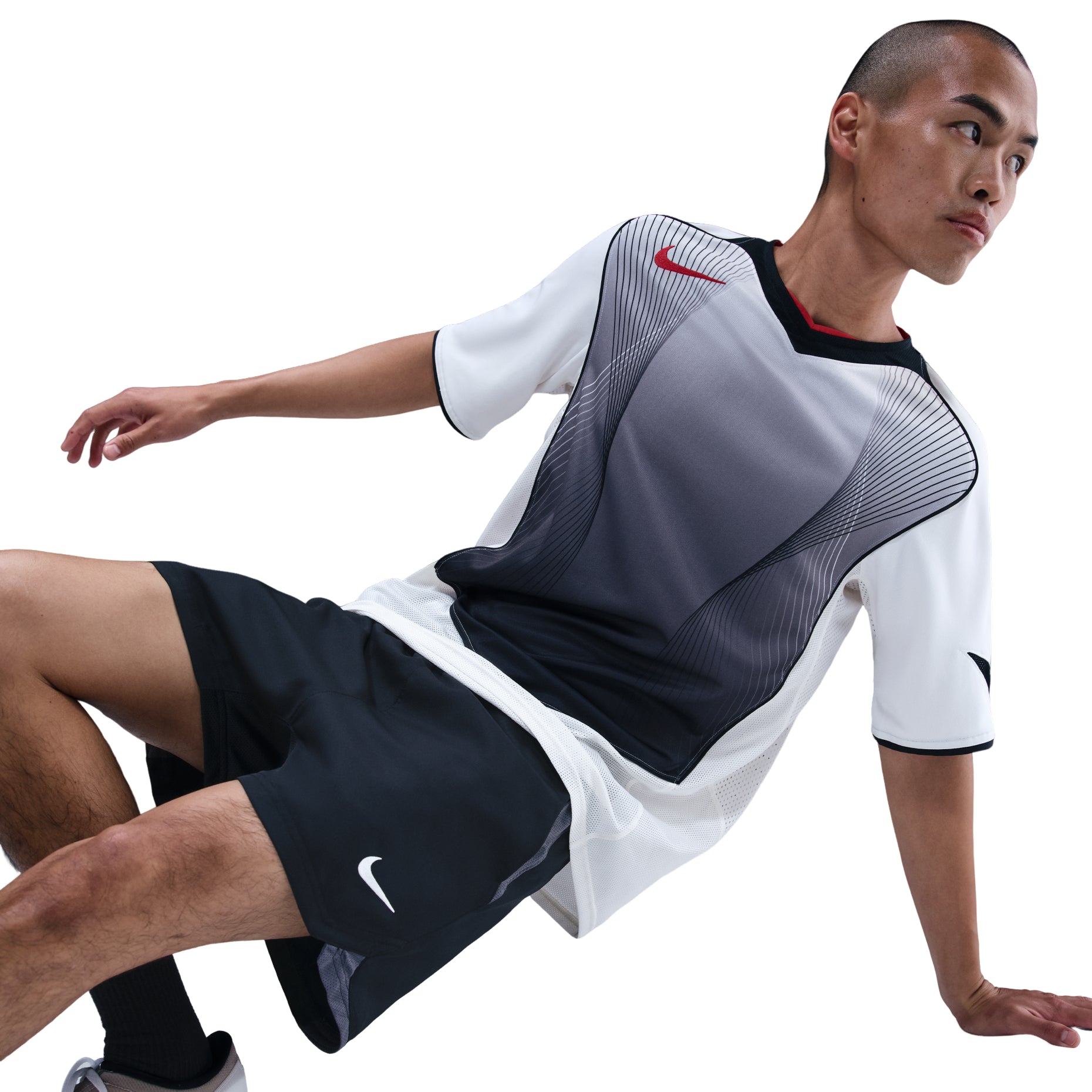 Nike Total 90 Dri-FIT Soccer Jersey 'Black Light Graphite' HV1183-010