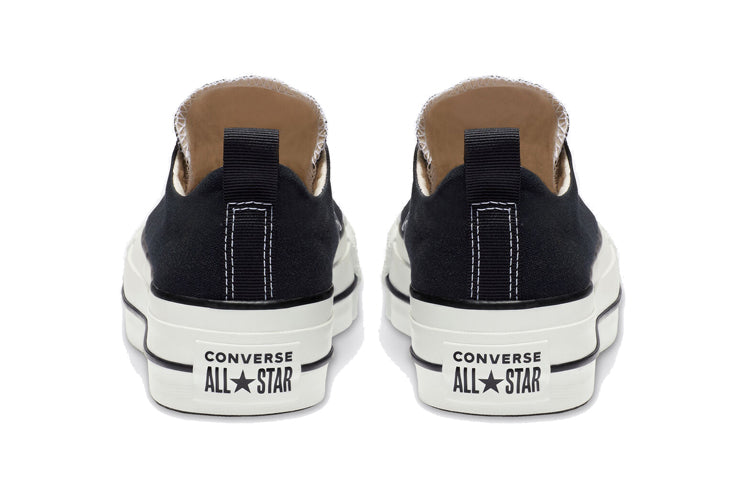 (WMNS) Converse Chuck Taylor All Star Platform Slip Thick Sole 'Black White' 563456F