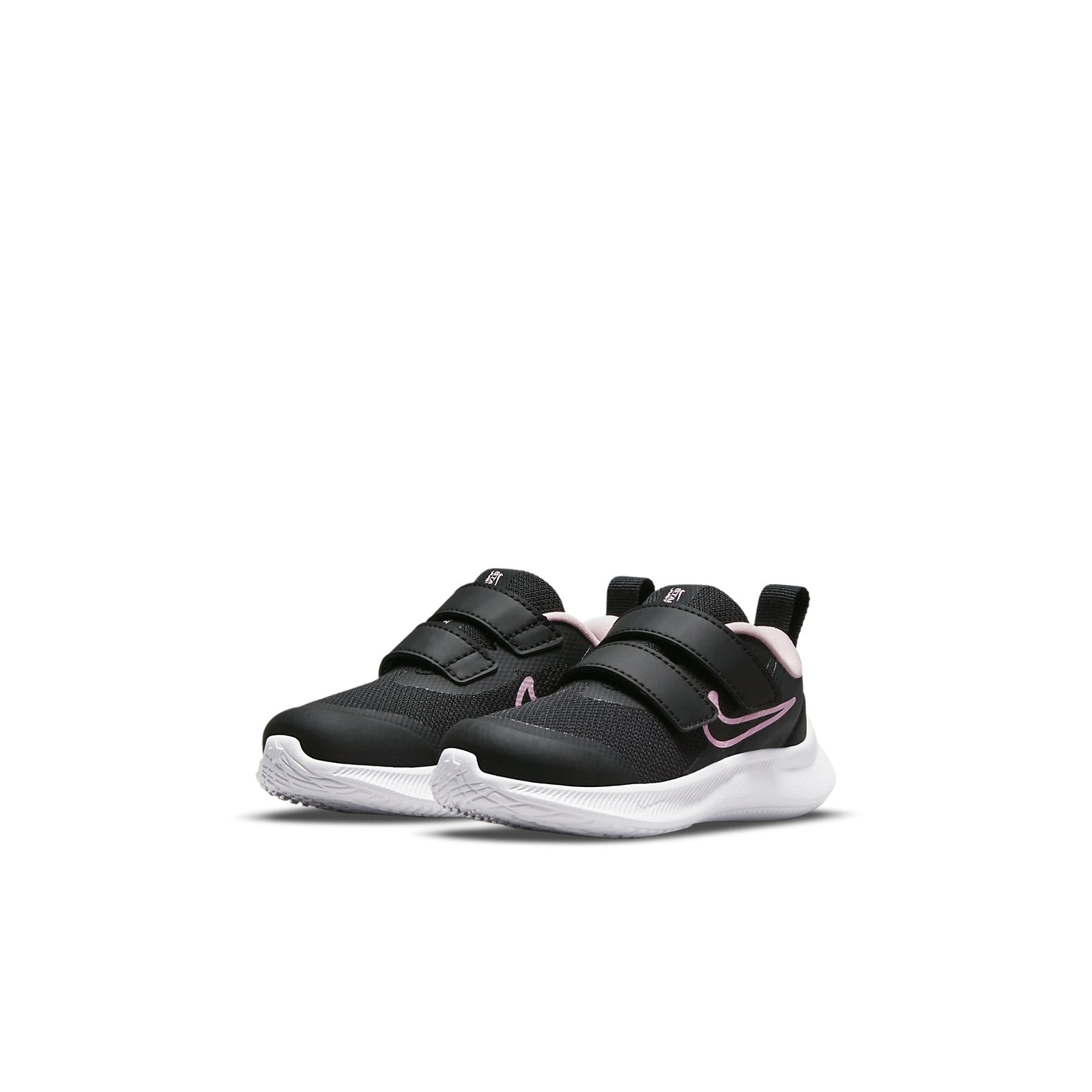 (TD) Nike Star 3 Running Shoes Black/Pink DA2778-002