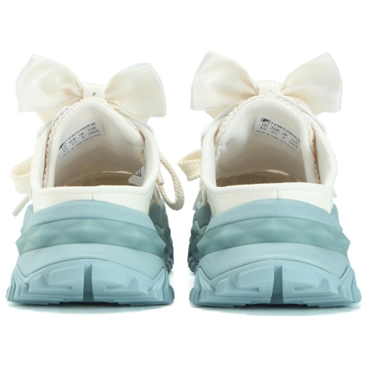 (WMNS) FILA FUSION Bianco Mule Slippers 'White Blue' T12W331302FGE