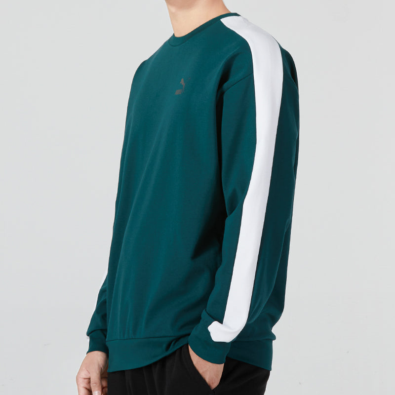 PUMA Suit Crew Neck Logo Sweatshirt 'Green' 538830-38