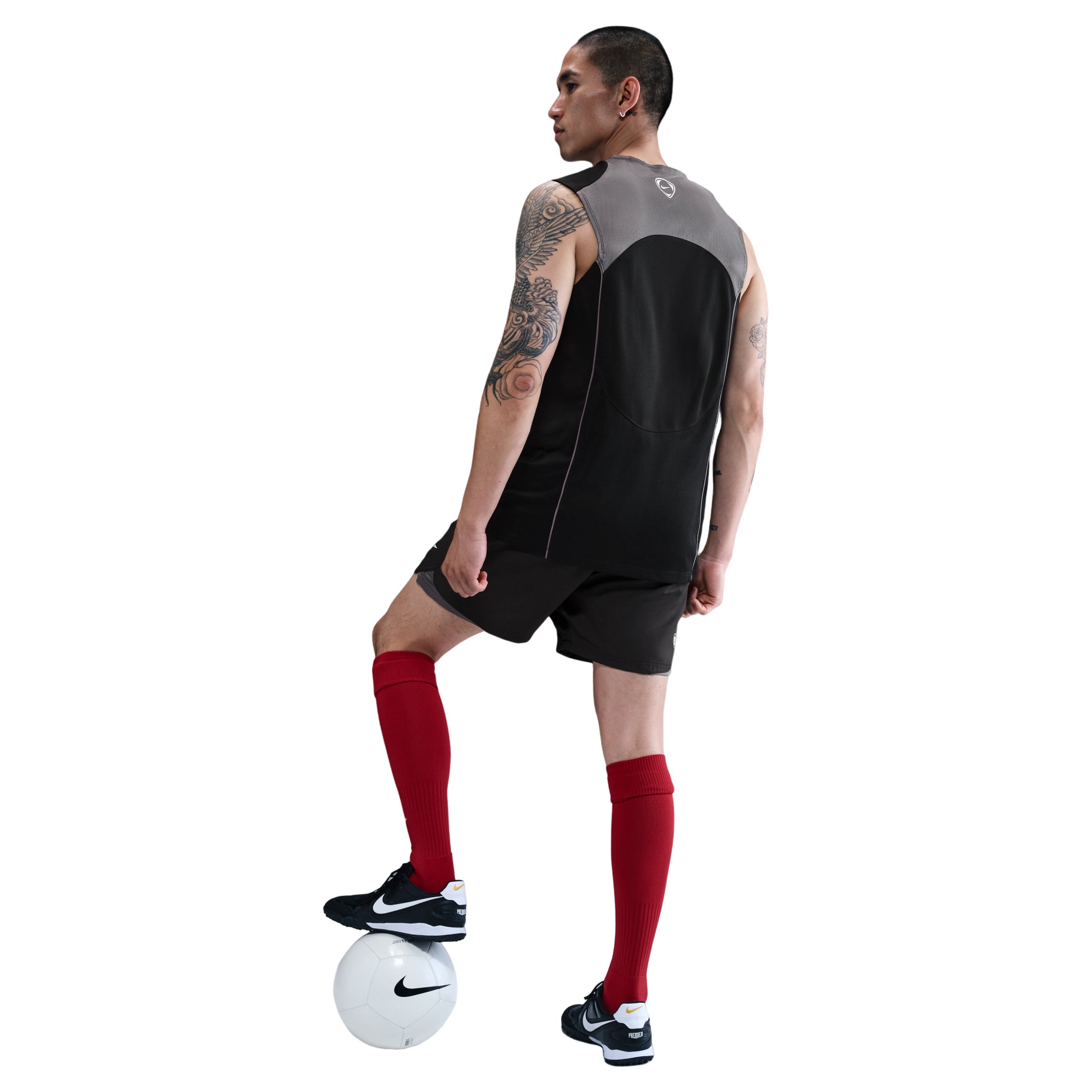 Nike Total 90 Dri-FIT Sleeveless Soccer Top Asia Sizing 'Black Light Graphite' HV1181-010