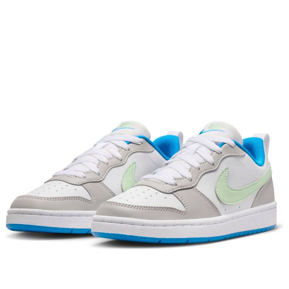 (GS) Nike Court Borough Low Recraft 'Light Iron Blue Green' DV5456-005