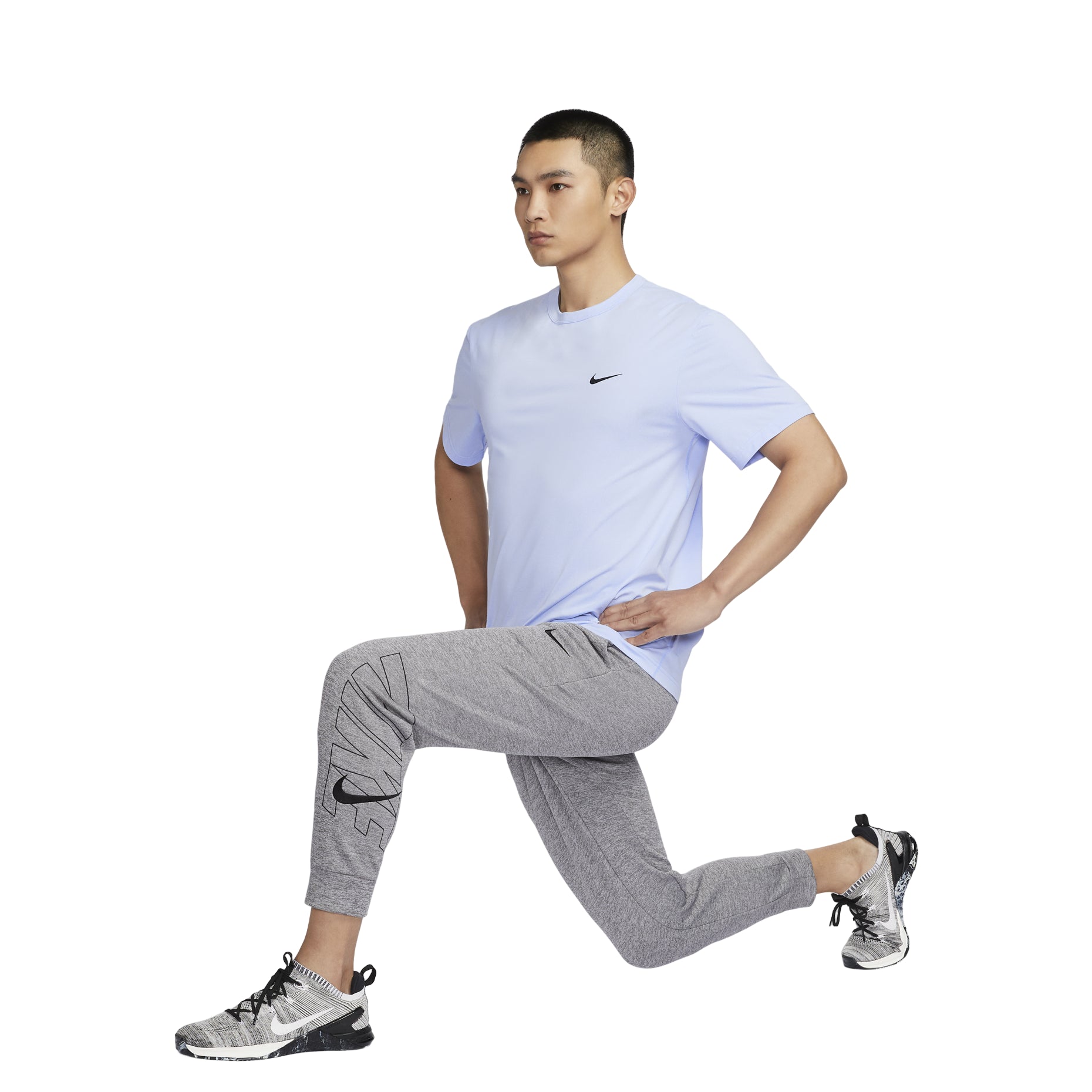 Nike Dri-FIT UV Hyverse Short Sleeve Fitness Top 'Blue' DV9840-479