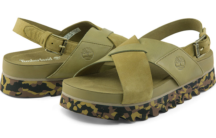 (WMNS) Timberland Santa Monica Sunrise X-Band Sandal 'Green' A23FCW