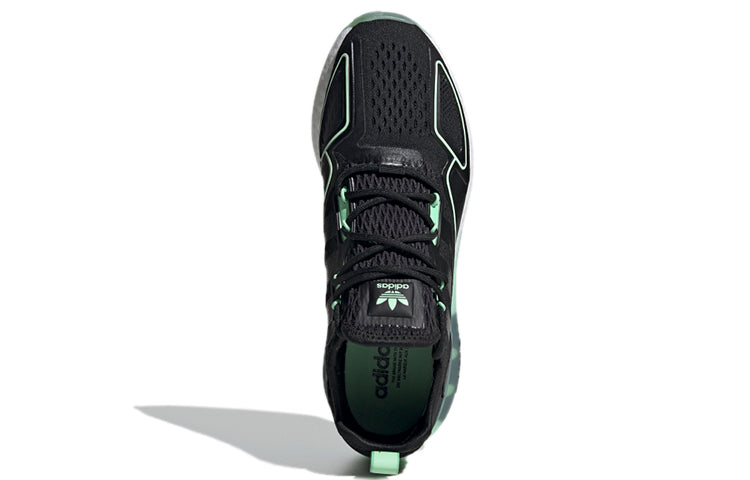 adidas originals ZX 2K Boost 'Black Green White' H67935
