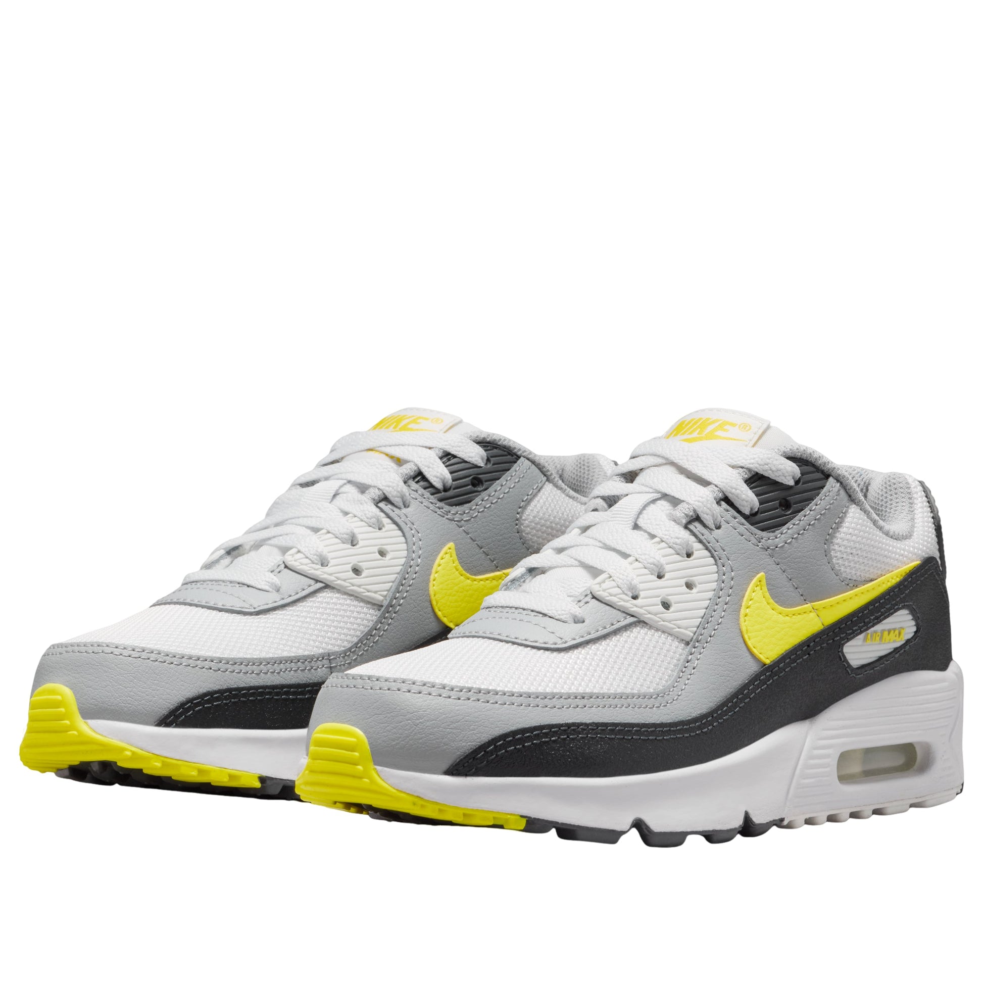 (GS) Nike Air Max 90 'Off White Dark Smoke Grey' IQ0098-100