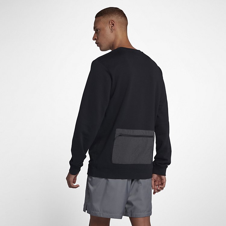 Nike SPORTSWEAR ACG CREW FLEECE Long T-Shirts 'Black' AR8796-010