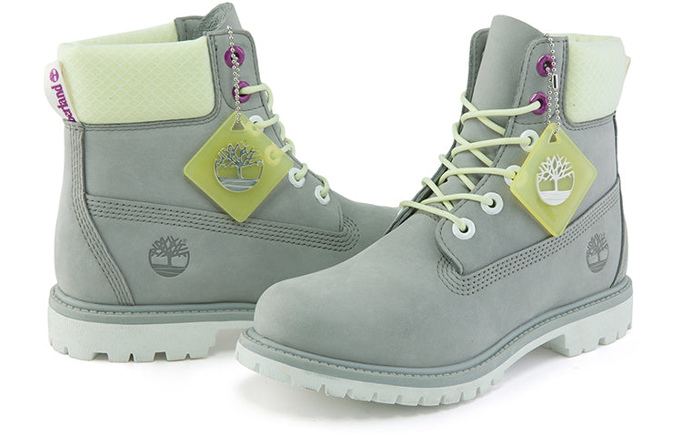 (WMNS) Timberland Premium 6 Inch Waterproof Wide Fit Boot 'Grey Nubuck' A2HWUW