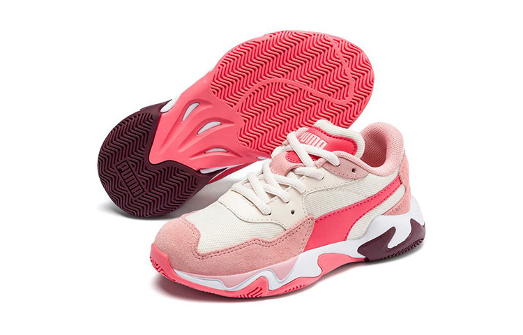 (GS) PUMA Storm Ray White/Pink 370656-03