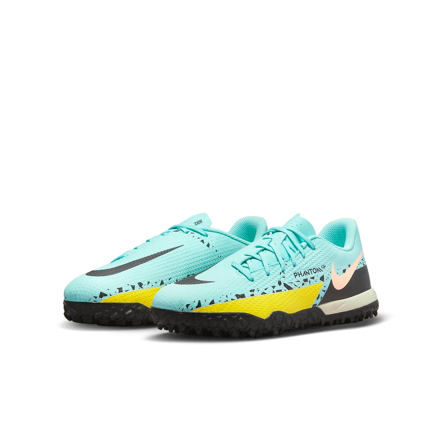 (GS) Nike Phantom GT2 Academy TF 'Glacier Ice Yellow Strike' DC0817-407