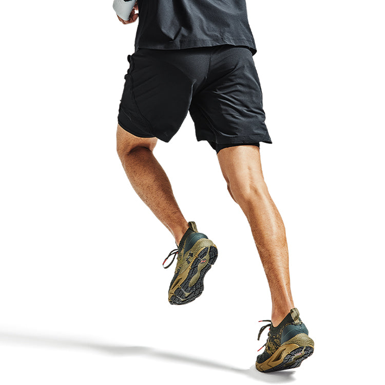 Under Armour Launch Run 2-in-1 Shorts 'Black' 1361497-001