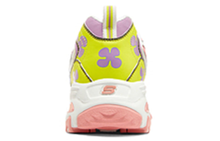 (WMNS) Skechers D'lites 1.0 Sneakers 'White Pink' 896099-WPK