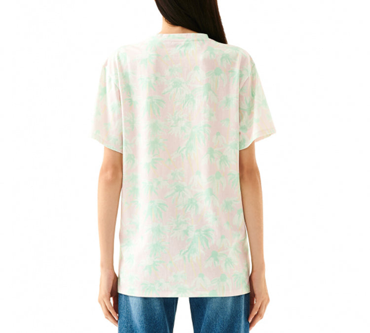 LOEWE Daisy Printing Short Sleeve Pink S6109011SI-7238