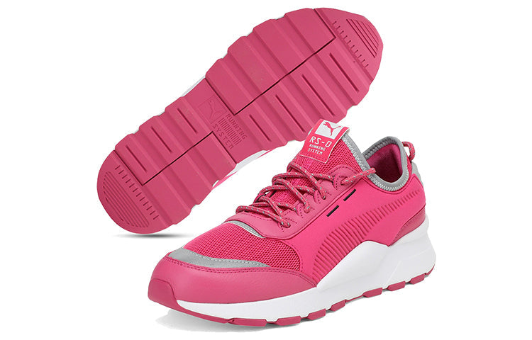 (WMNS) PUMA Rs-0 Optic Pop Low Running Shoes Pink/White 367680-03