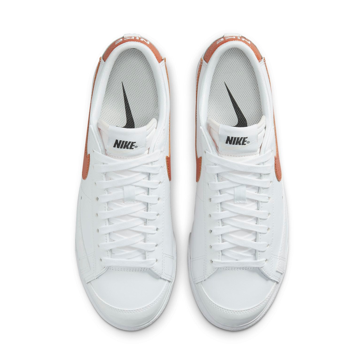 (WMNS) Nike Blazer Low Platform 'White Metallic Copper' DQ7571-100