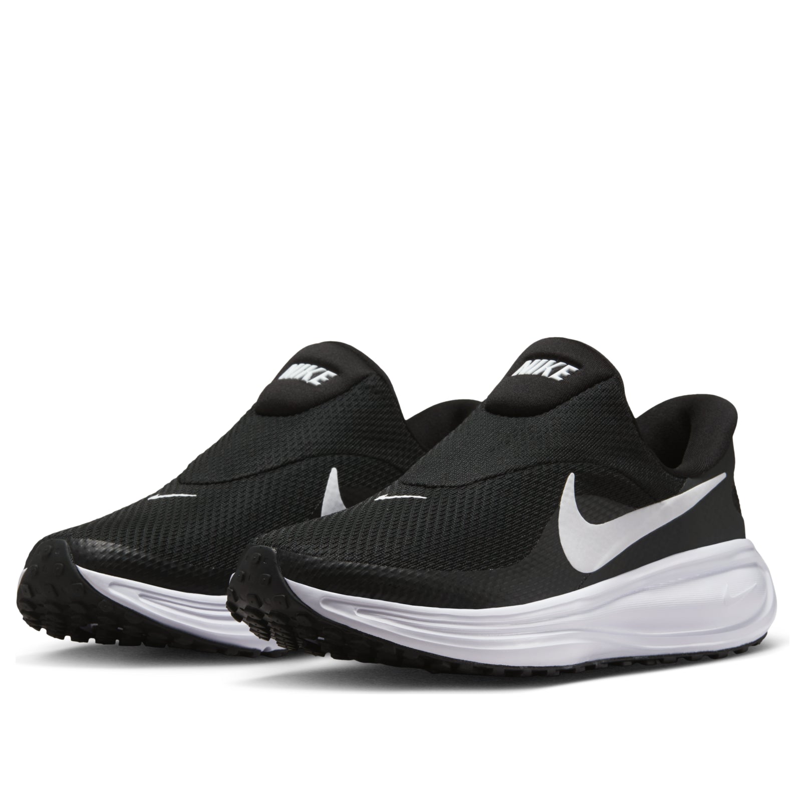 (WMNS) Nike Revolution 8 Easyon 'Black White Wolf Grey'  HQ2415-001