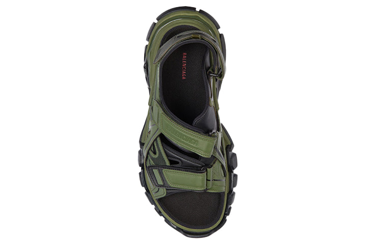Balenciaga Track Sandal 'Khaki Black' 617542W2FH12311